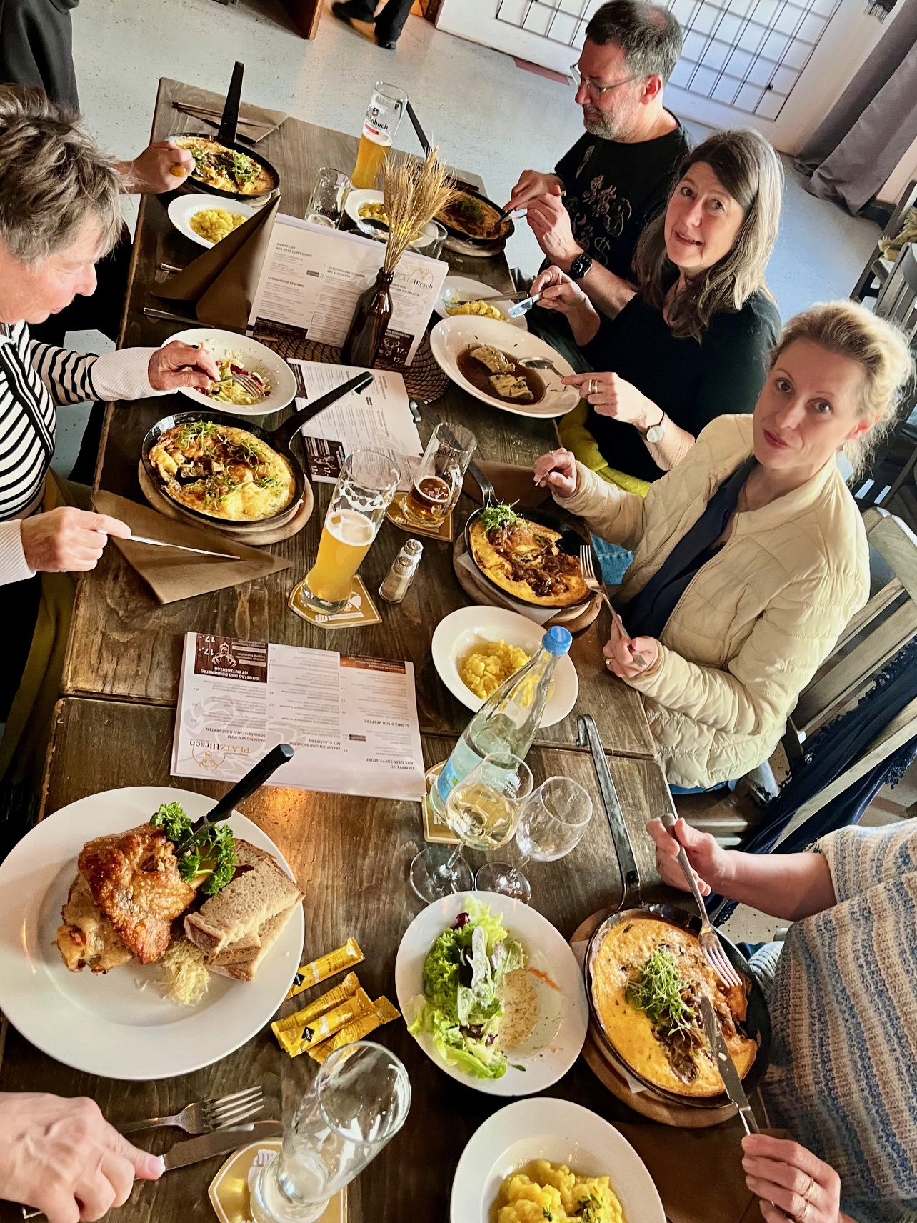 Kunstausflug des Kunstverein Würzburg, Mittagessen in Böblingen